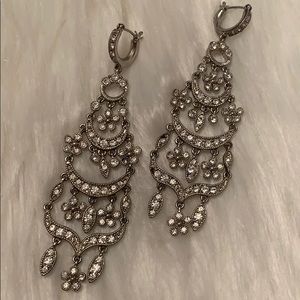 Target Silver Chandelier Earrings